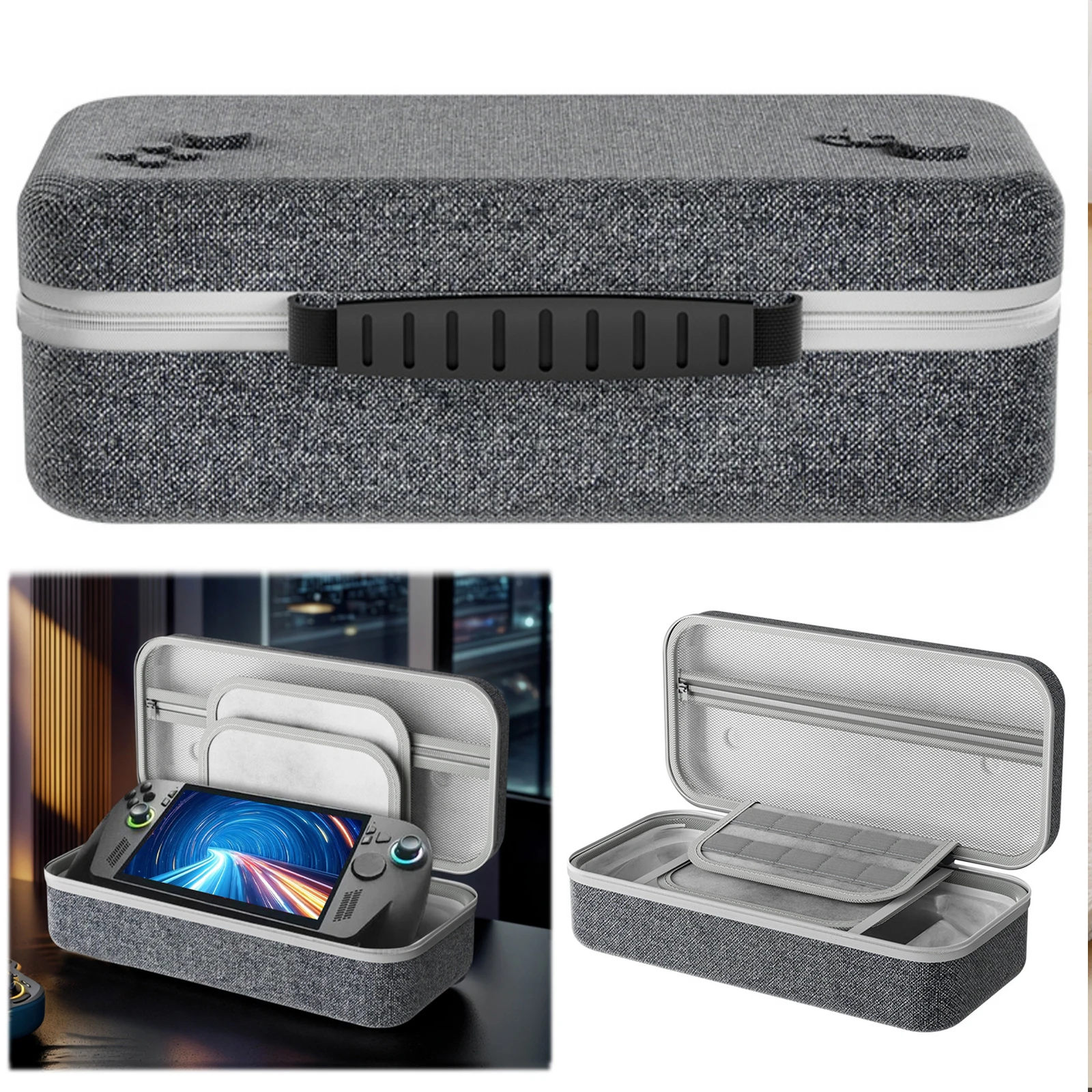 

For Rog Xbox Ally/Ally X Hard Portable Carrying Case Protective Storage Bag Portable Protective Travel Shell Pouch