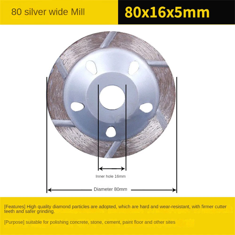 Grinding Wheel Disc Wood Carving Disc Bowl Shape Grinding Cup Concrete Granite Stone Ceramic Cutting Disc Power Tools