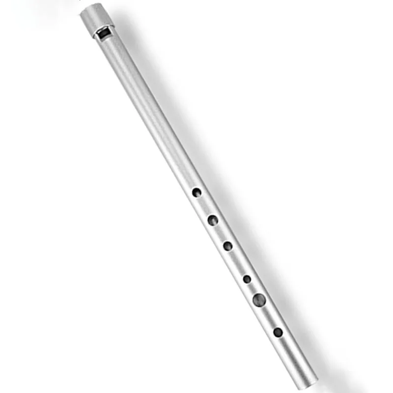 

Aluminum Alloy Irish Whistle Student Beginner Irish Flute Professional 6 Hole Whistle Flutes Portable Flute Playing Instrument