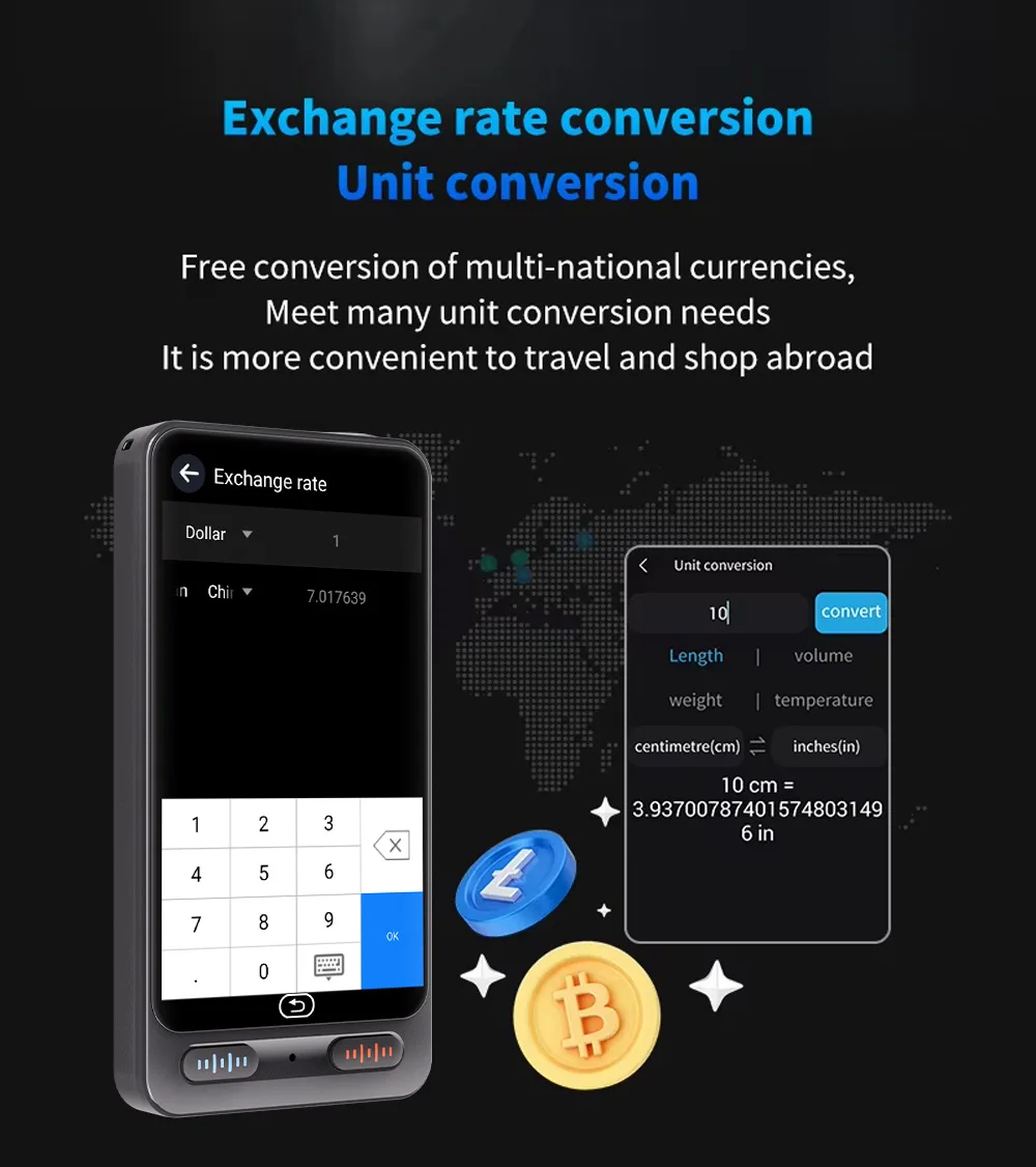 مترجم لغة محمول يدعم 160 مترجم de Idiomas en tempo ترجمة حقيقية مترجم AI مع مترجم ChatGPT