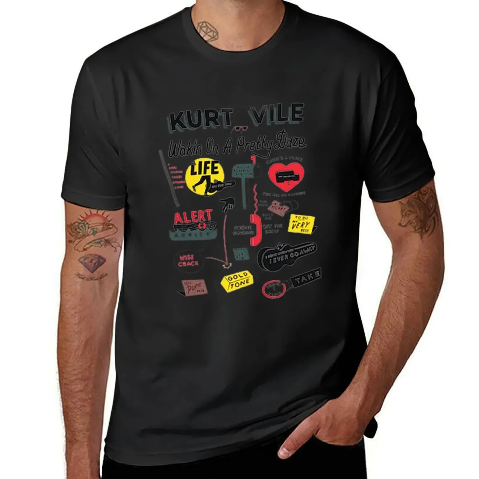 Ineed that Kurt Vile T-Shirt sublime aesthetic clothes oversized t shirt Men's t shirts