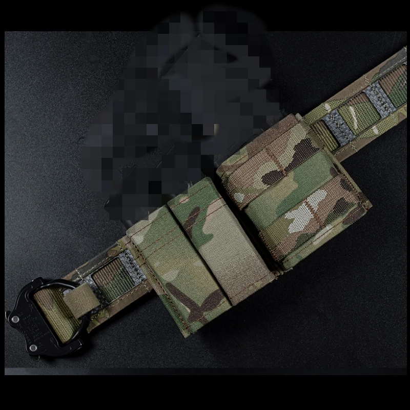 

Tactical FAST 9MM &5.56 Double Mag Pouch AR Rifle Pistol MAG Bag with FAST Nylon Support Clip Hunting Airsoft Holder