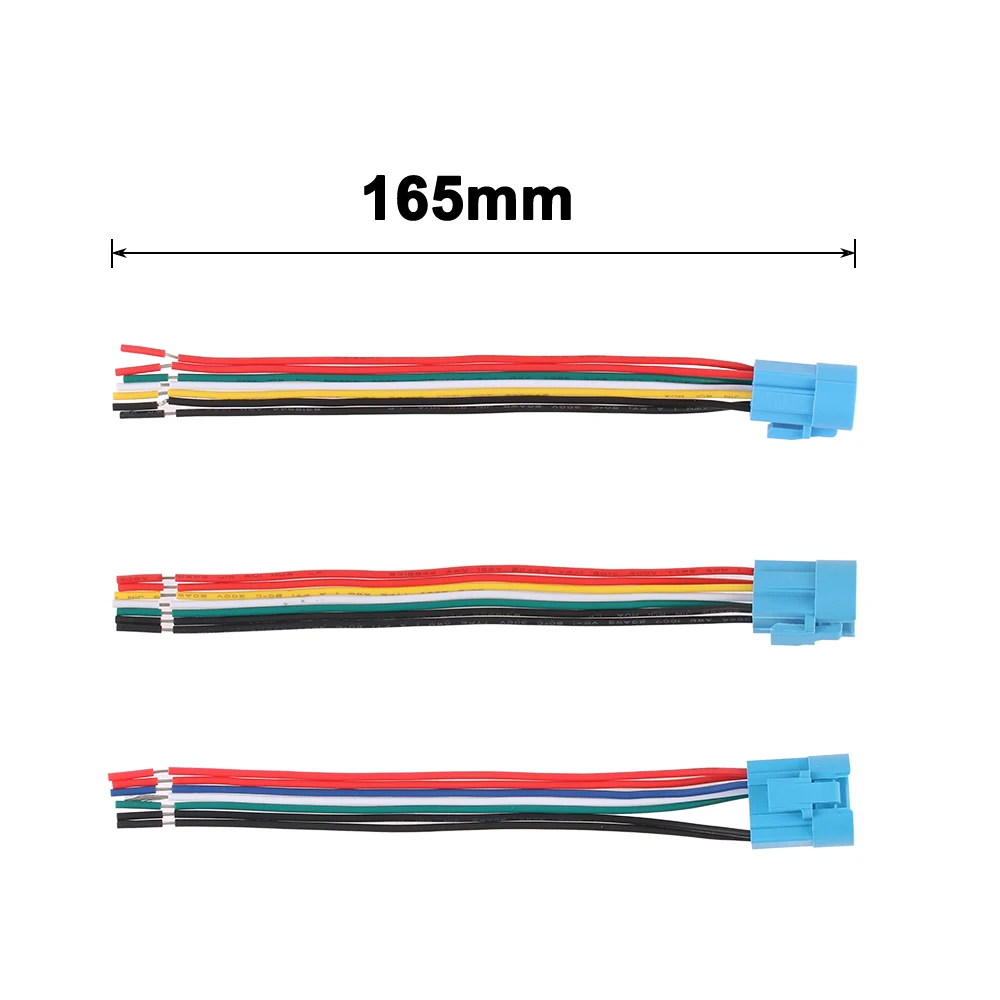 1pc 16/19/22mm 7Wires Sockets for Push Button Switches Plastic Button Connector