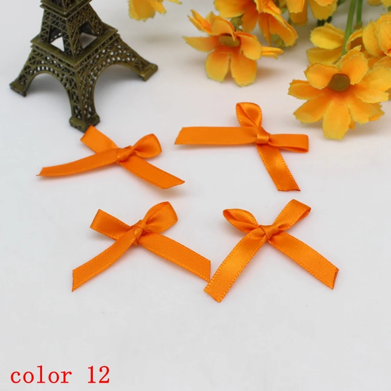 100 Stück oder 200 Stück 20–30 mm Bandschleifen, kleine Größe, Satinband, Schleife, Blume, DIY, Basteln, Blumen, Schleifen, Geschenk, Basteln, Dekoration, Upick – Detail 17