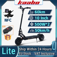 EU Stock Kaabo Mantis 10 Lite Smart Electric Scooter NFC Lock New Display 60km Long Range 50km/h Speed Electric Kickscooter