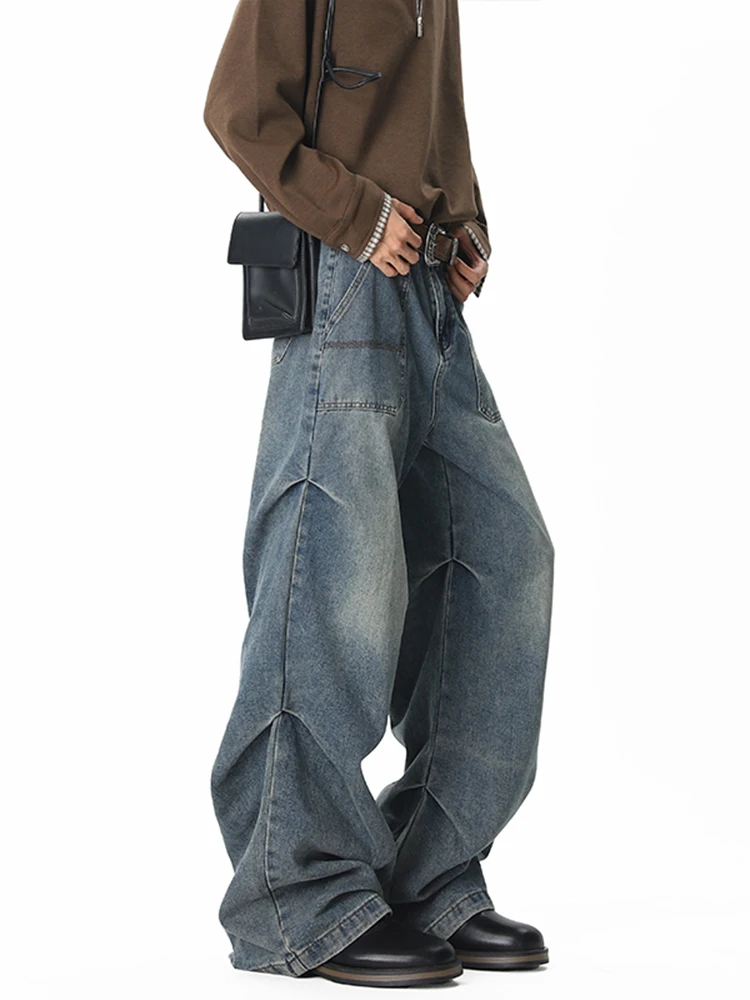 

Women Blue Baggy Y2k Cargo Jeans Vintage Boyfriend Jean Pants Japanese 2000s Harajuku Streetwear Oversize Denim Trousers Autumn