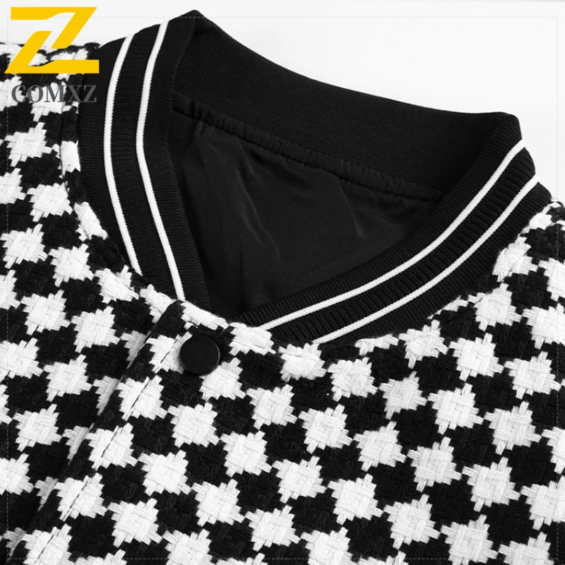 COMXZ 2025 Male Baseball Jacket New High Quality Trekking Comfortable Coat Premium Stylish Streetwear Casual Outerwear Top​