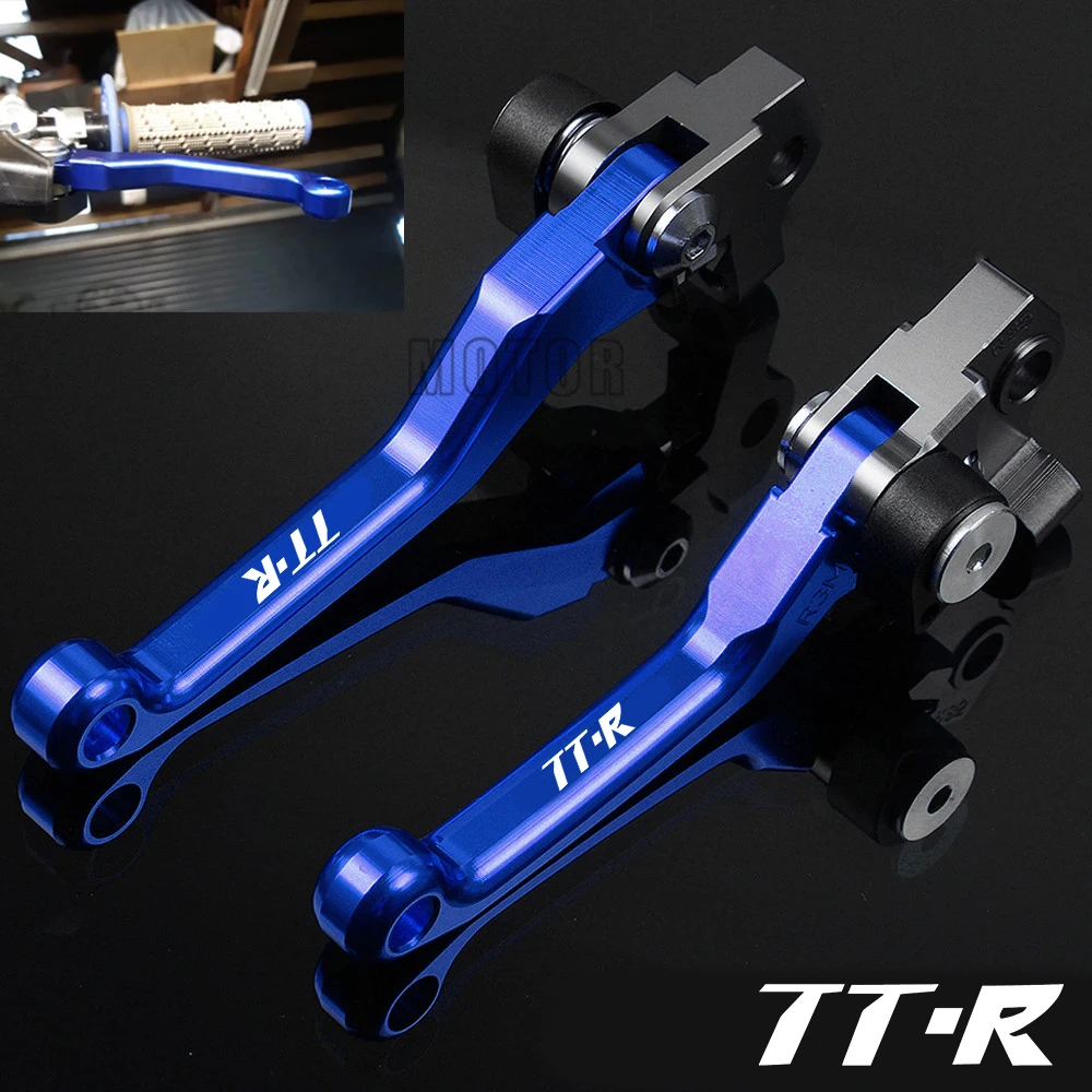 For Yamaha TTR125/TTR125L/TTR250/TTR600 CNC Motorcycle Dirt Pit Bike Motocross Pivot Brake Clutch Levers TTR 125 L/125L/250/600