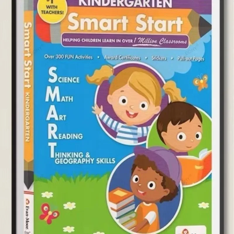 Smart Start English Science Math Art Reading Thinking & Geography Textbook Workbook Kindergarten First Grade