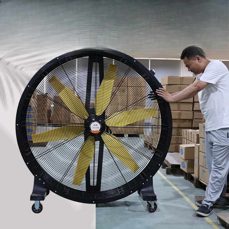 

High-power workshop basketball court cooling permanent magnet industrial large fan gymnasium large movable floor fan