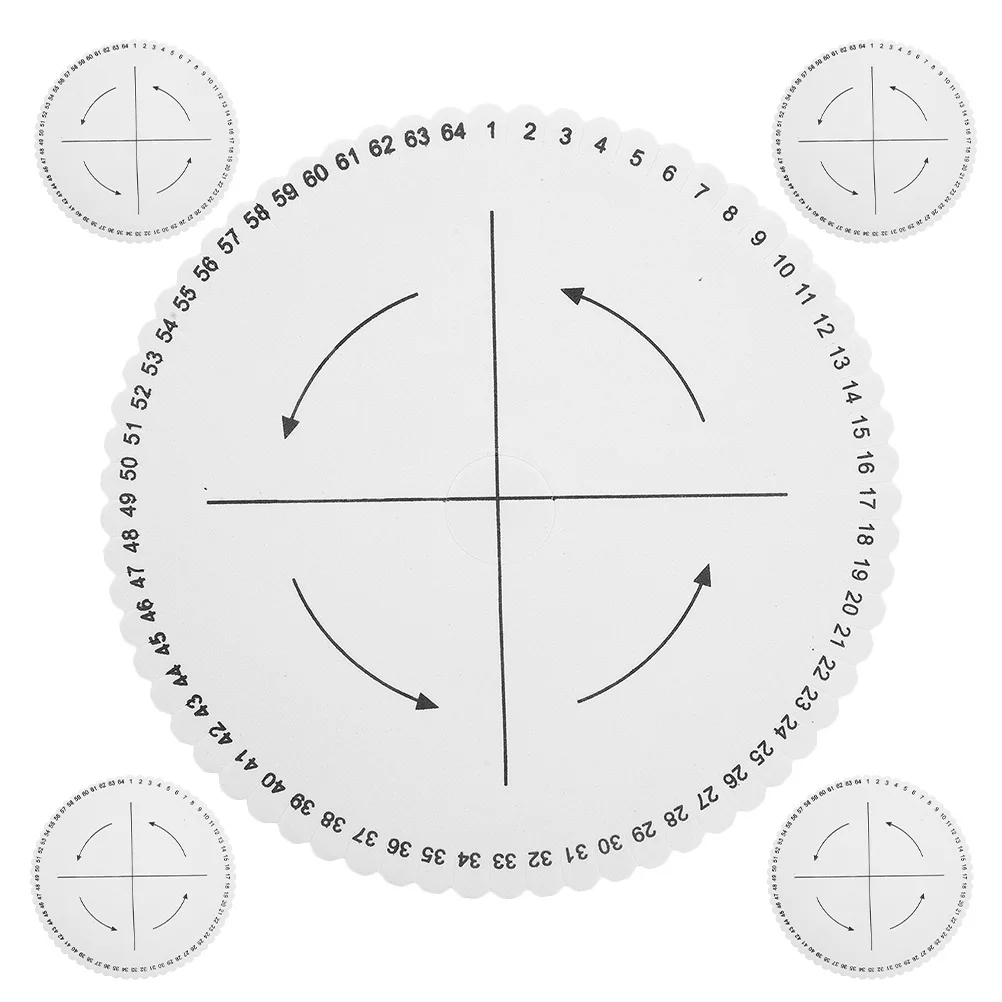 5 قطعة Kumihimo تجديل القرص جولة سميكة سوار النسيج مجلس صنع المجوهرات الديكور الحبل الحرفية DIY أداة النسيج مجلس #3