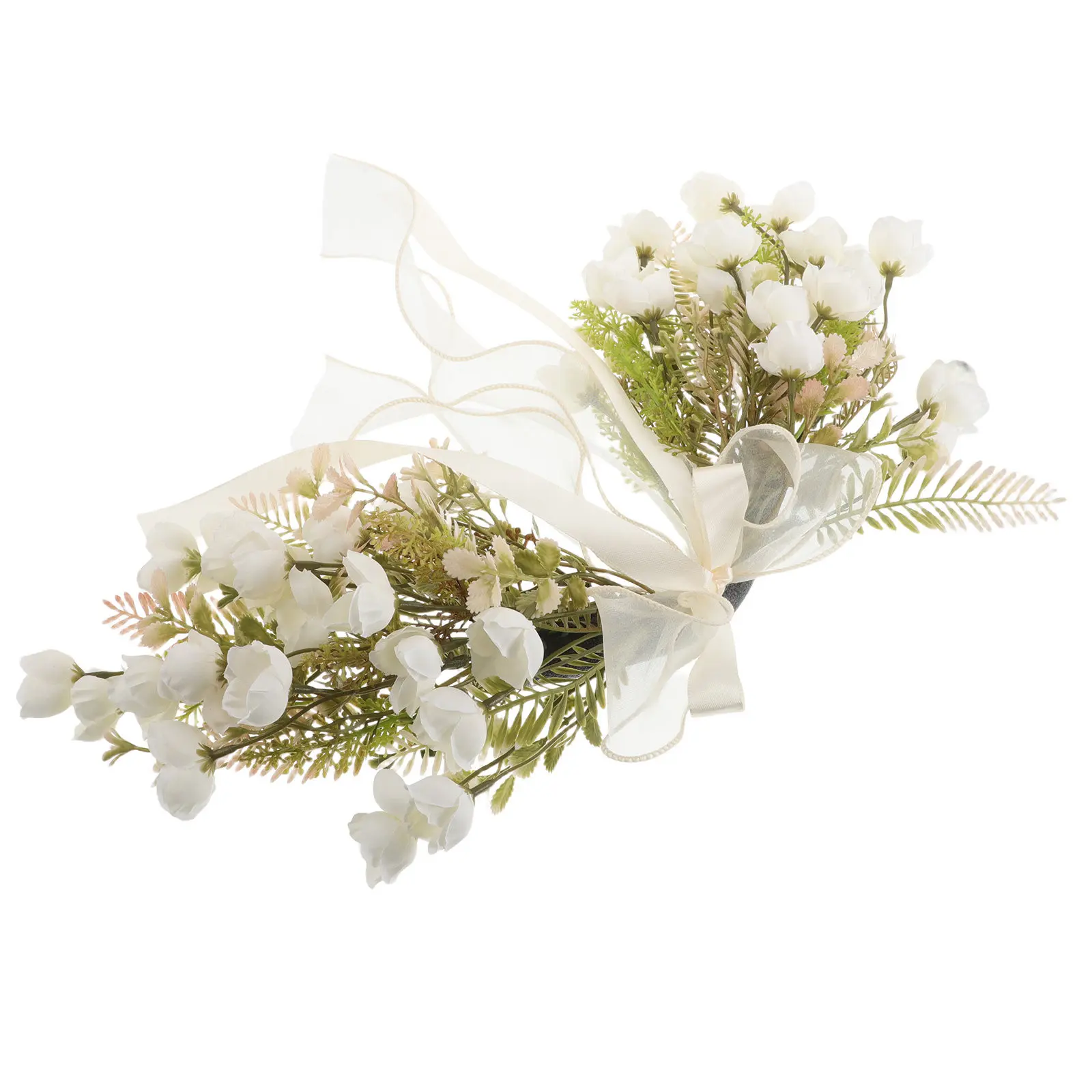 

Искусственный цветочный венок для двери, элегантный свадебный/праздничный цветочный гирляндный декор для входной двери, весенняя искусственная цветочная композиция для интерьера