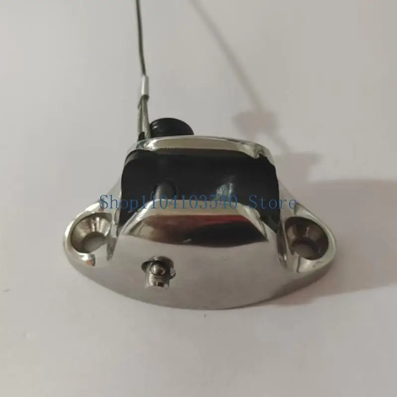 02DC Top End Deck Hinge Mount Pipe Support Fitting Stainless Steel Ball Slide Cap