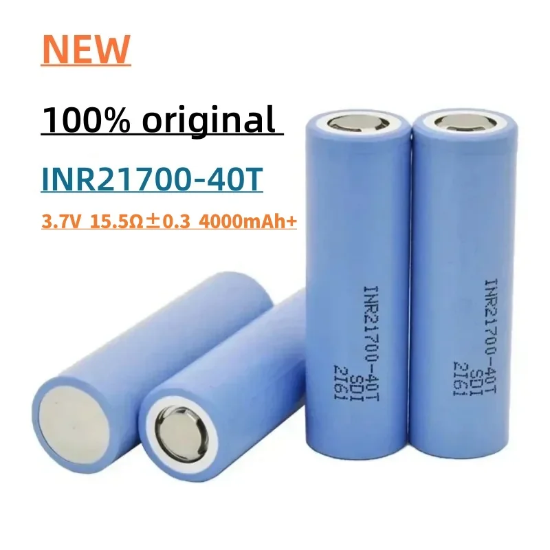 4000mAh INR21700-40T Original Battery 21700 4000mAh 30A 40T 3.7V High Discharge/large Capacity Lithium-ion Battery