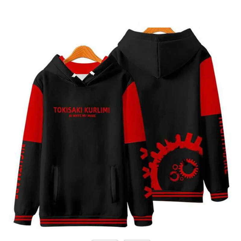 Japan Anime Date A Live Girl Tokisaki Kurumi Nightmare 3D Printed Men's Sweatshirt Hooded Hoodies Harajuku Casual Man Clothes a0