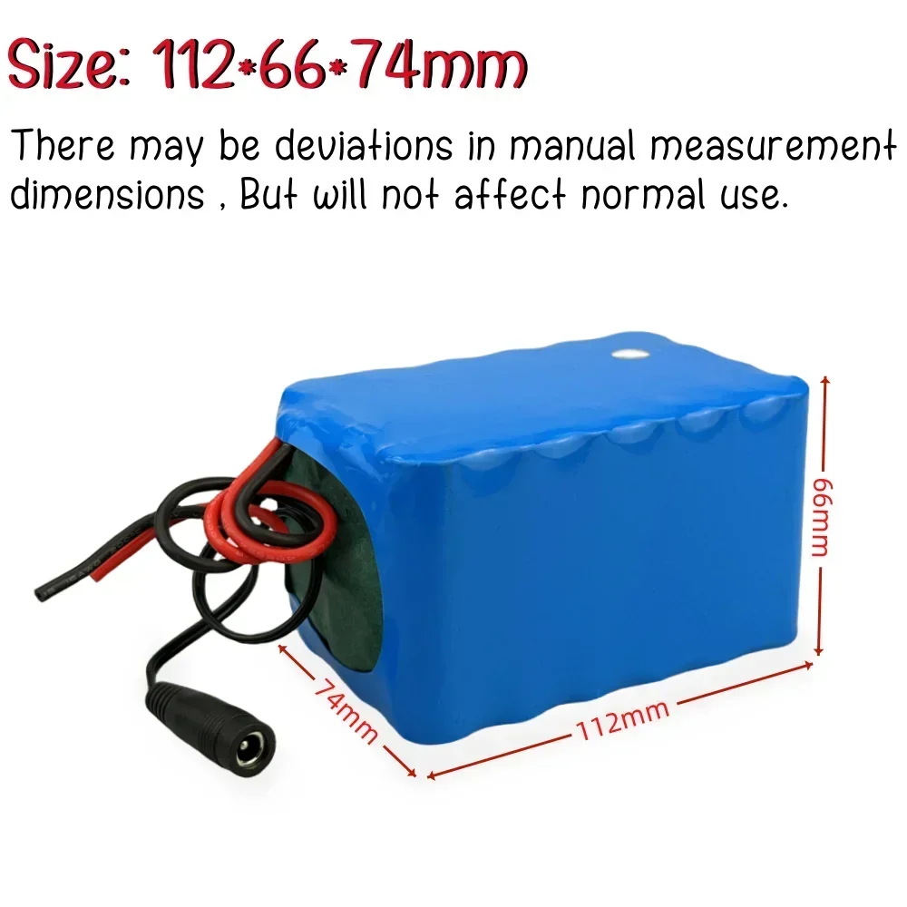 🌈🌈100% Original 14.8V 4S6P with BMS New 20Ah 18650 Li-iom Battery Pack Night Fishing Lamp Heater Miner's Amplifier Batteries