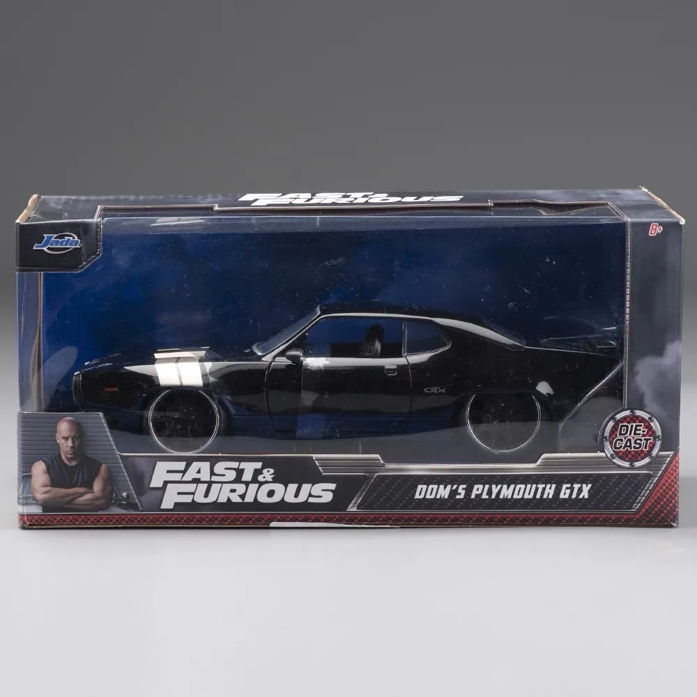 Jada Toys 1:24Fast and Furious Brian’s GTR-34 Mazda RX-7 Supra Simulation Diecast Metal Alloy Car Model Kids Toy Gift Collection