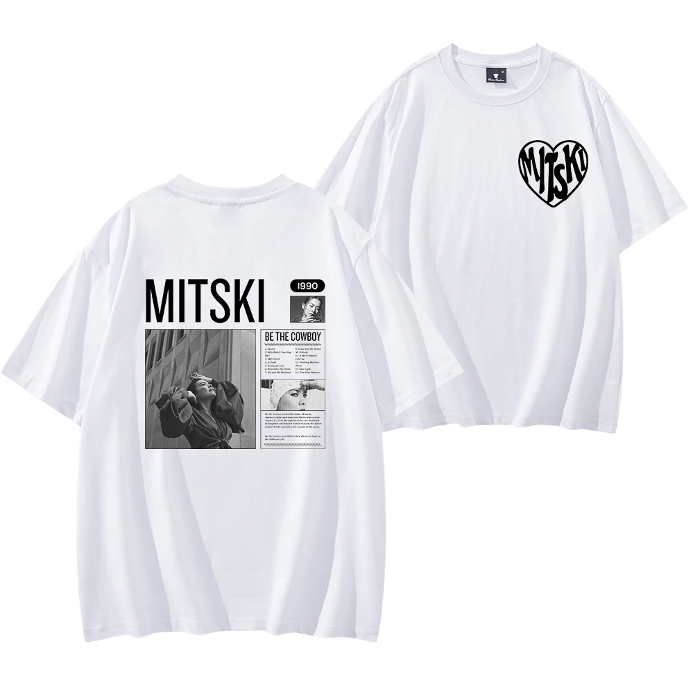 Mitski T-shirt Be The Cowboy Music Short Sleeve Tee Men/Women Fans Gift Vintage Casual Shirts Fashionable Clothes