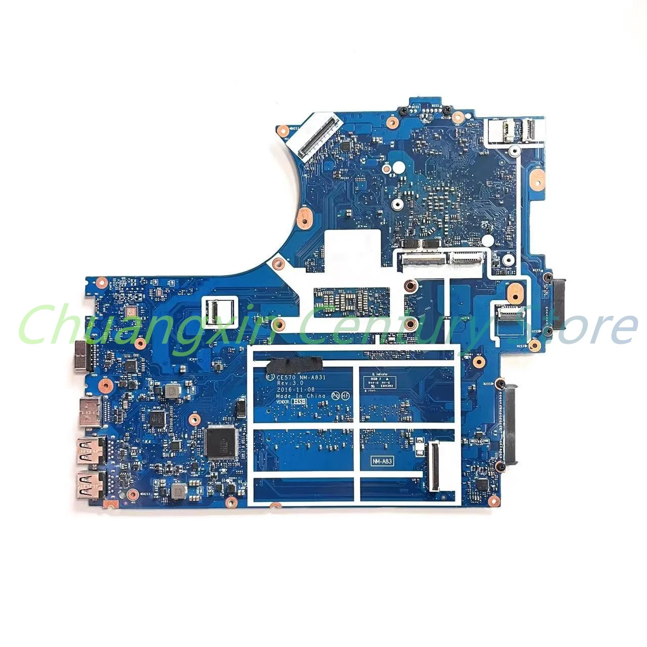 For Lenovo Thinkpsd E570 Laptop motherboard NM-A831 with CPU I5-7200U I7-7500U GPU GTX940M 2G 100% Tested Fully Work