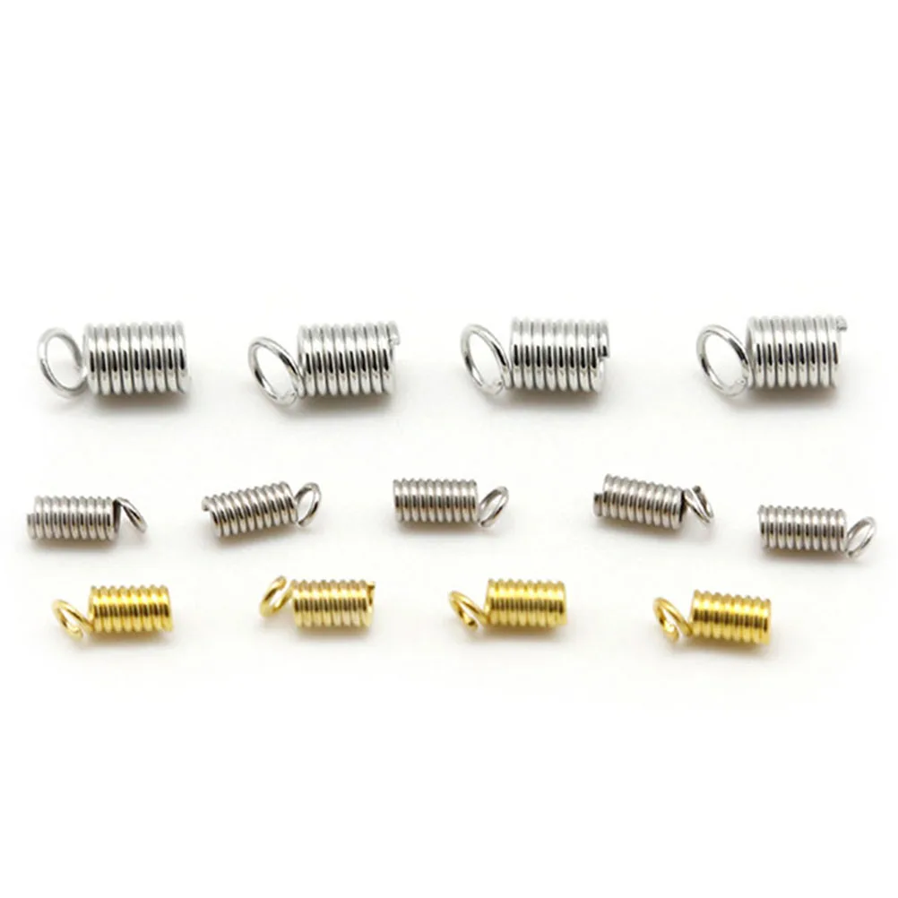 

10pcs Spring Clasps Jewelry Making Buckles Chain Connectors Diy Bracelet Durable Premium Metal Easy Use Silver For Necklace