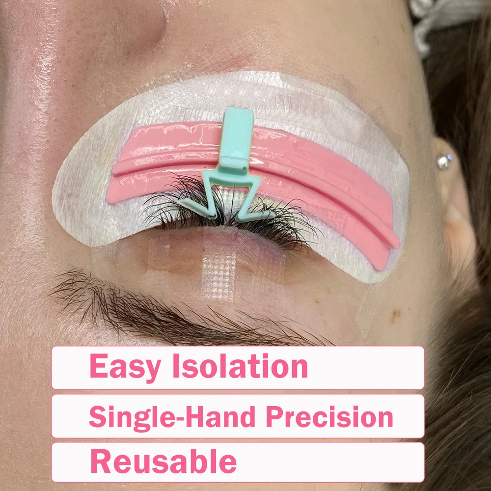 Separador de cílios para extensão de cílios, silicone, eficiente e profissional maquiagem ferramenta para iniciantes