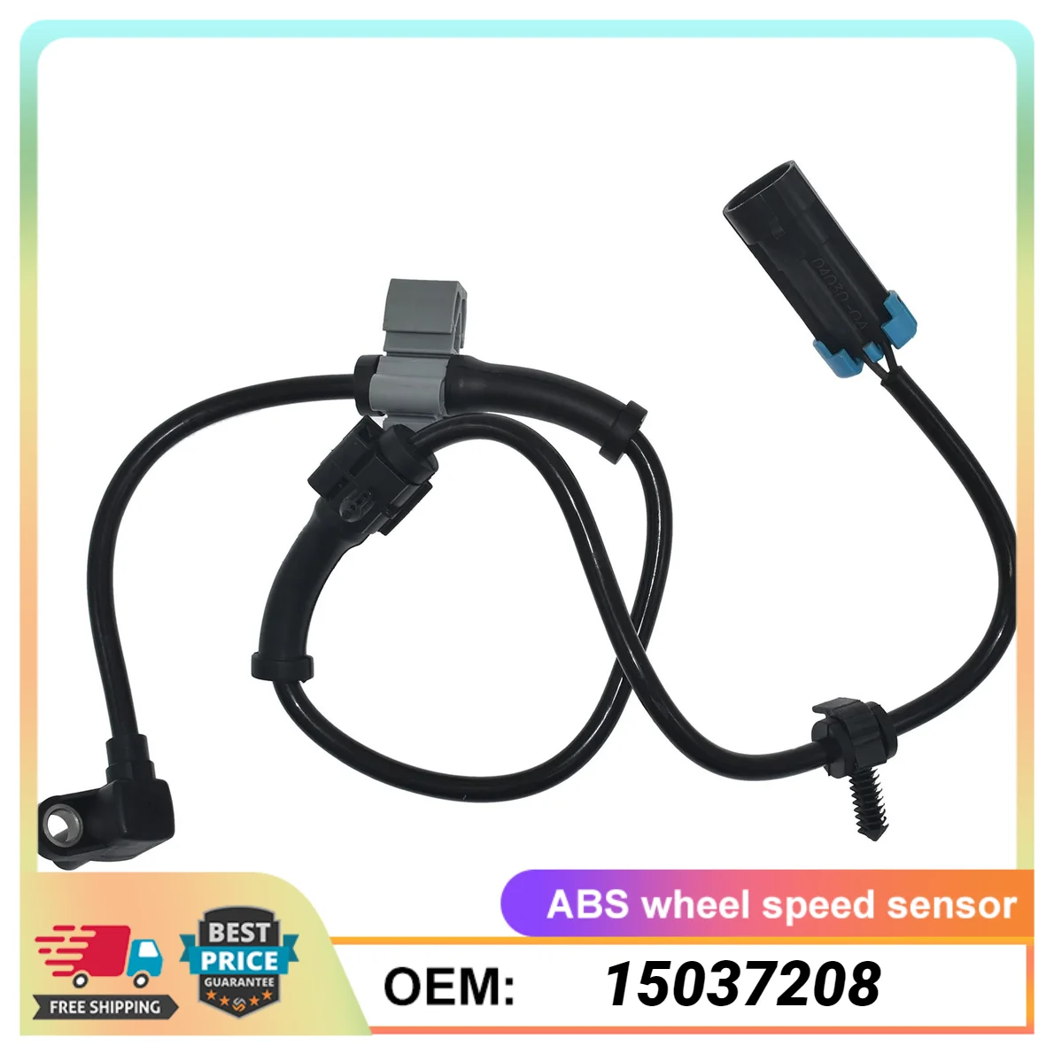 15037208 ABS Wheel Speed Sensor Front For Chevy Express Avalanche Silverado 1500 2500 GMC Sierra Yukon Cadillac Hummer H2