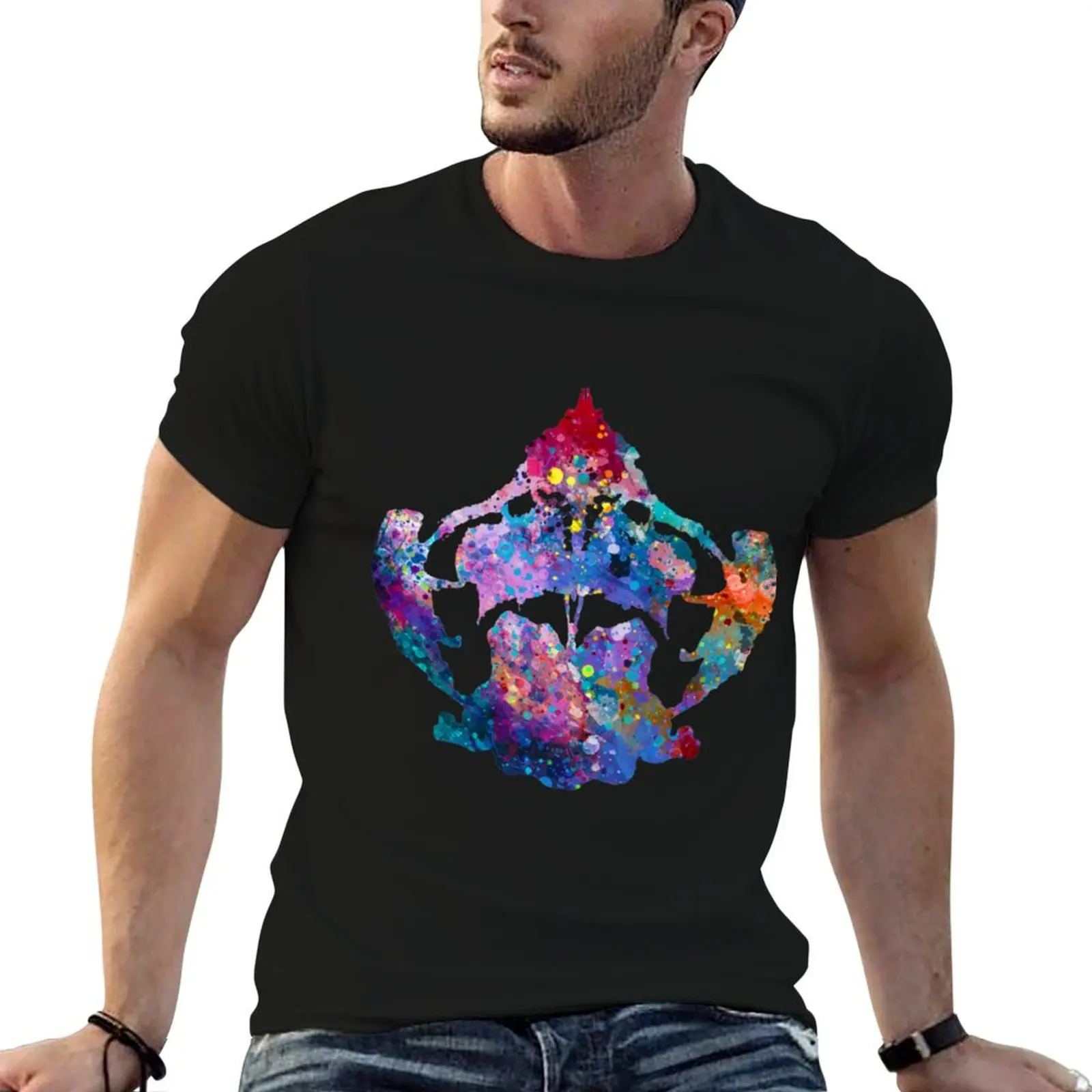 

Rorschach Inkblot Test 08 T-Shirt man t shirts high quality luxury brand man t shirt graphic T-Shirt