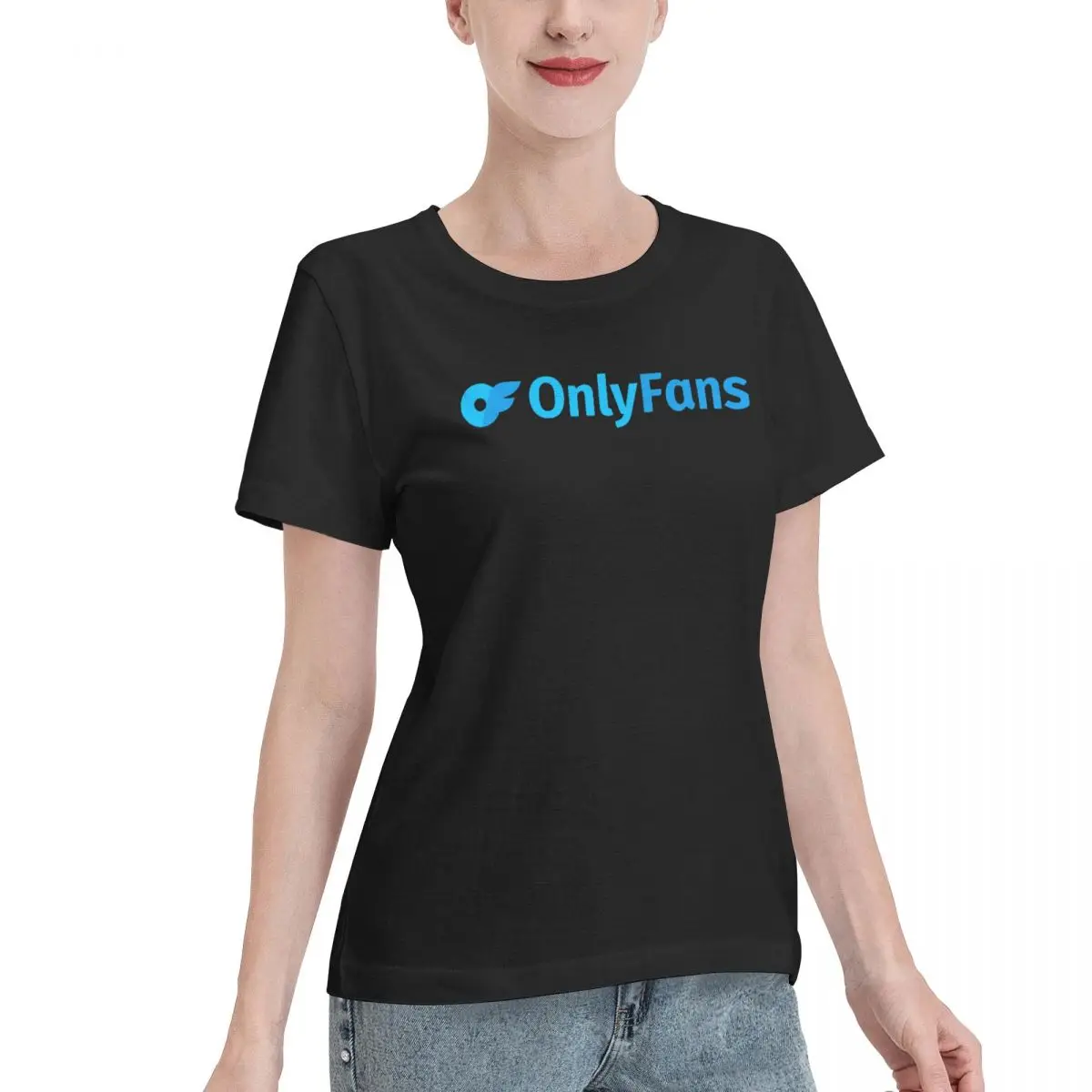 All Season Wear Only Fans Women's T-shirt Outdoor Activity Comfy Daily Top