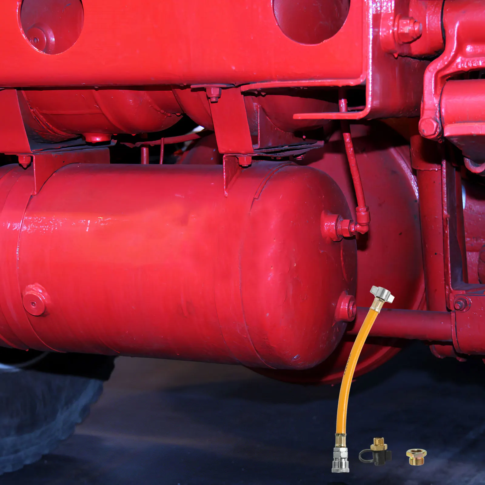 

Assembly for Truck Trailer Tractor Heavy Duty HoseParts Storage Pneumatic System Hose For Tractor Valve