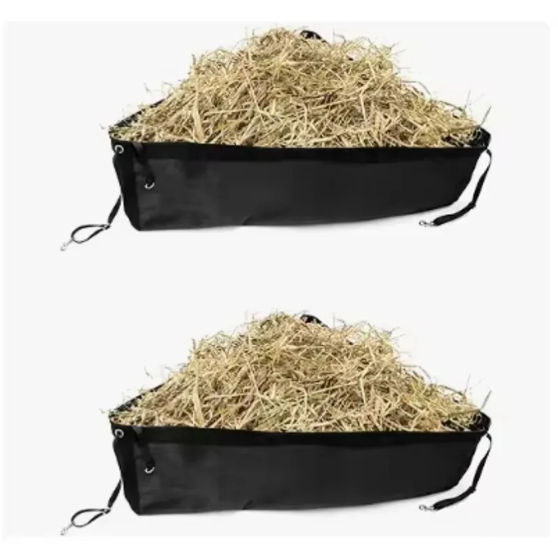 Slow Feed Hay Bag Large Capacity Easy Hanging Horse Feeding Net