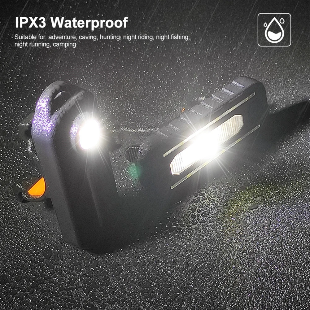 Led Emergency Police Light With Clip 5 Lighting Modes 100-200 Meters Wide Range LED Warning Light