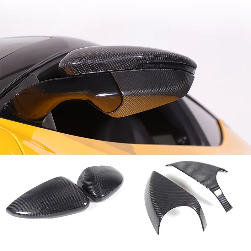 Real Carbon Fiber For Lotus EMIRA 2021-2023 Car Exterior Rearview Mirror Cover Reverse Mirror Protection Cover Car Accessories
