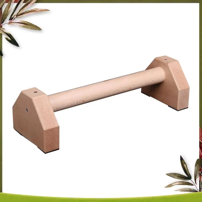 

Reliable-Push-Up Stand Wood Pushup Bars Non-Slip Base Exercise Home Workout Equipment Handle Stands For Strength Training
