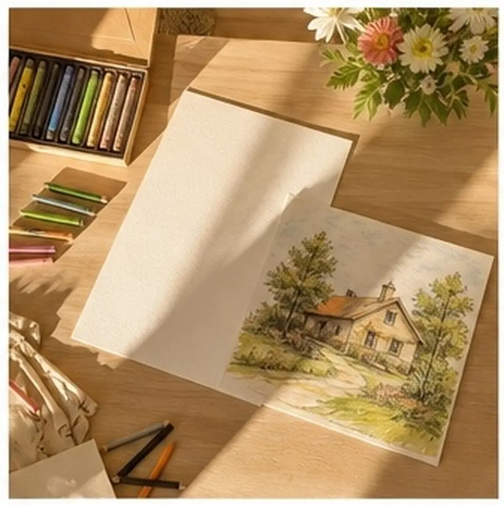 50Pcs Vintage Cardstock Textured Paper Sheets White A4 Size Thick Card Stock for Sketching Painting Card Making Craft Printing