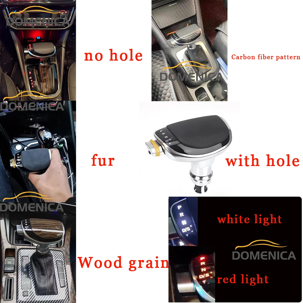 LED Yacht Gear Shift Knob Lever Stick Handle Universal for Volkswagen VW Passat Golf Etc All AT Series Car Interior Accessories