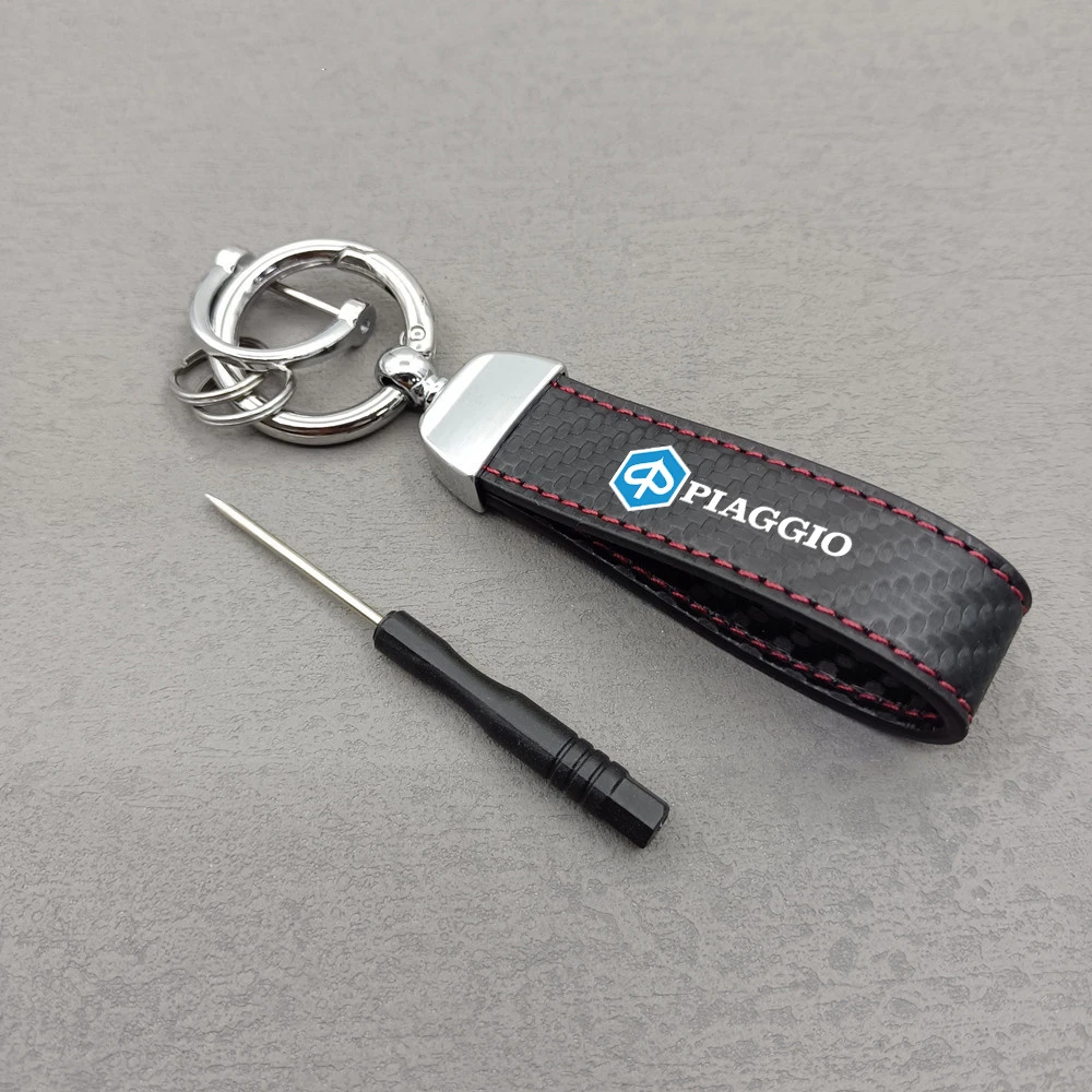 الجلود شعار السيارة المفاتيح كيرينغ المعلقات ل بياجيو فيسبا سكوتر LX LXV بريمافيرا سبرينت GTS سوبر 50 150 250 300 300ie