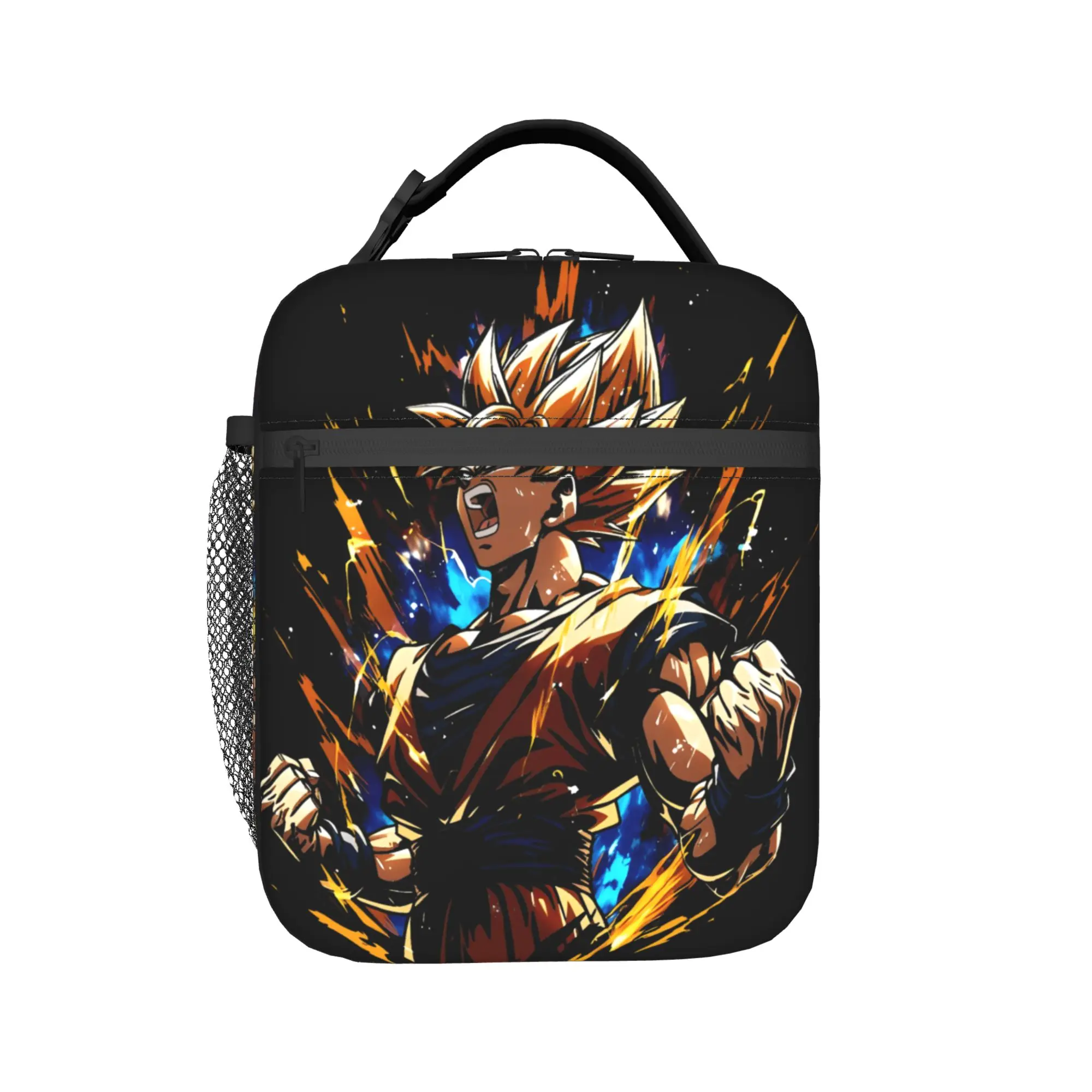 Dragons Balls Lunch Bag Son Goku  Portable Lunch Box Girls Outdoor Picnic Designer Cooler Bag Casual Waterproof Tote Food Bags