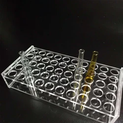 1pcs Clear 1/2/5/10/20ml PMMA ampoule bottle perspex Rack For School Lab