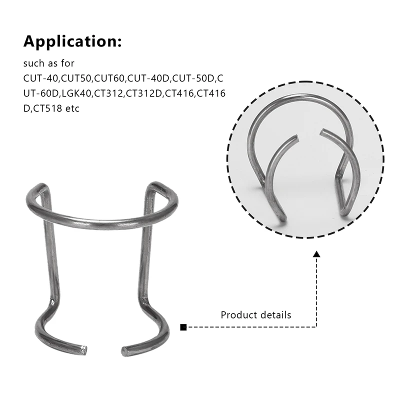 10 Pcs Spacer Guide Plasma Cutter Torch Stand-Off For Air Plasma Cutter Cutting Compatible With Wsd-60P Sg-55 Ag-60