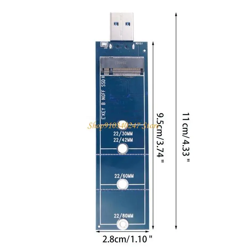 Q22A لـ M.2 NGFF-SATA SSD إلى USB3.0 محول محول قارئ SSD الخارجي 2280 2260 2242 2230 مع مفتاح B/لـ KE