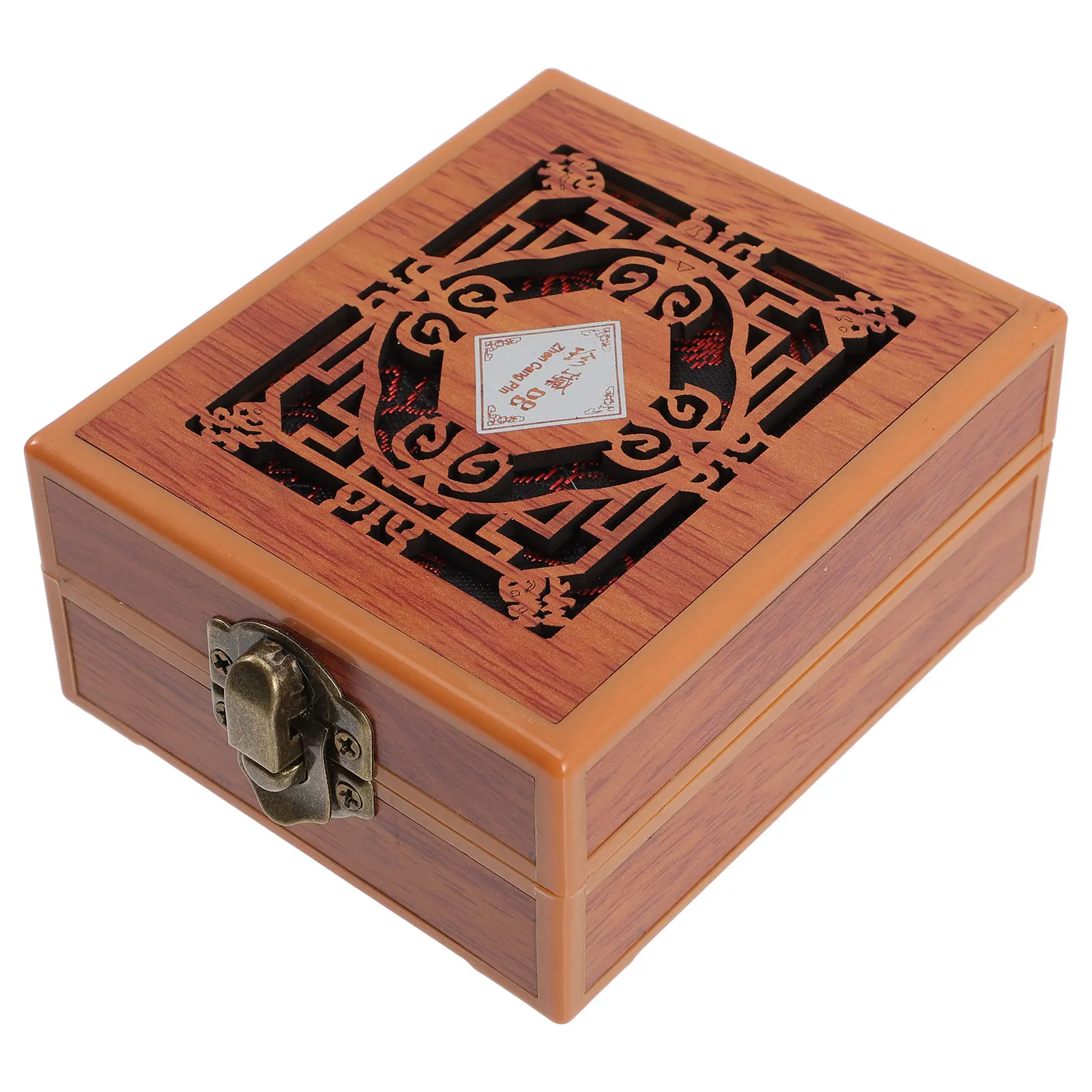 

Wooden Jewelry Storage Holder ganizer Vintage Trinket Ring Case Retro Style Treasure Box Decorative Wooden Storage Box For Rings