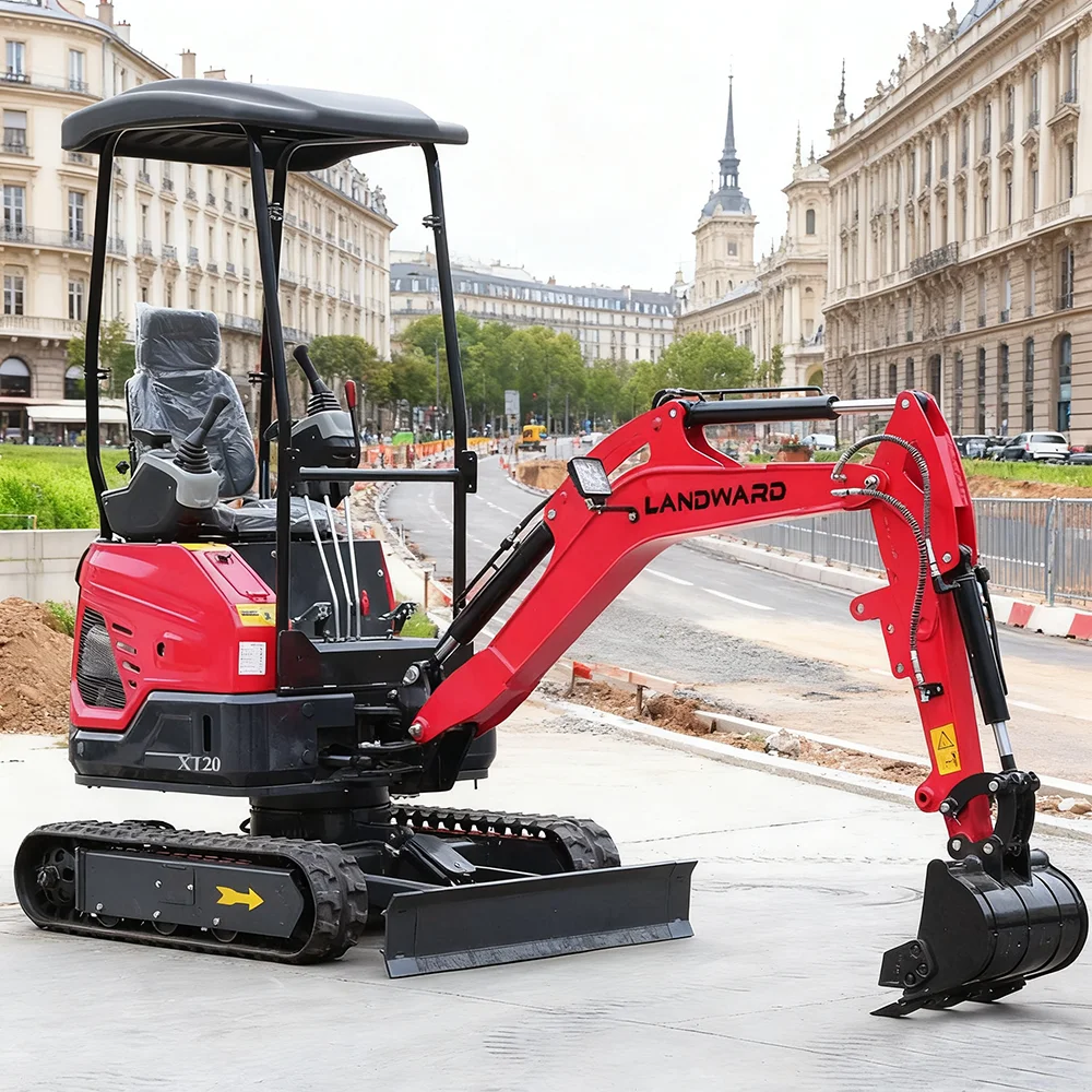 حار بيع حفارة صغيرة EPA Euro 5 حفار زراعي مدمج 2 طن حفارة زاحفة هيدروليكية مع مرفقات مخصصة