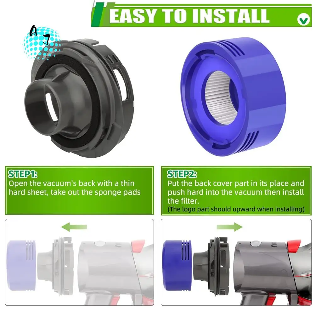 

A07F-HEPA Filter Motor Rear Cover Compatible For Dyson V7 V8 Vacuums Cleaner Replacement