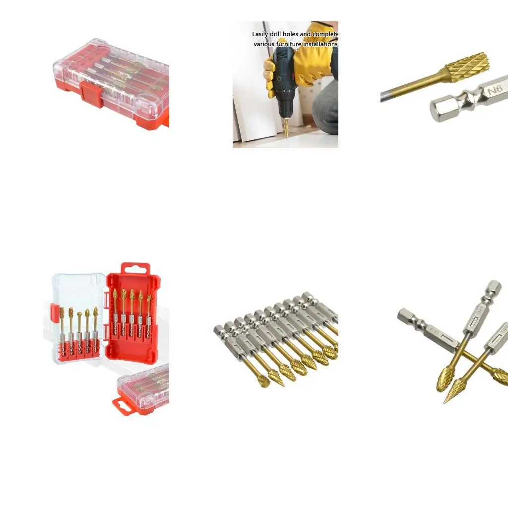 

Y1UD 10pcs Burrs, предназначенные для профессиональных мастеров и энтузиастов DIY, нуждающихся в тонком инструменте