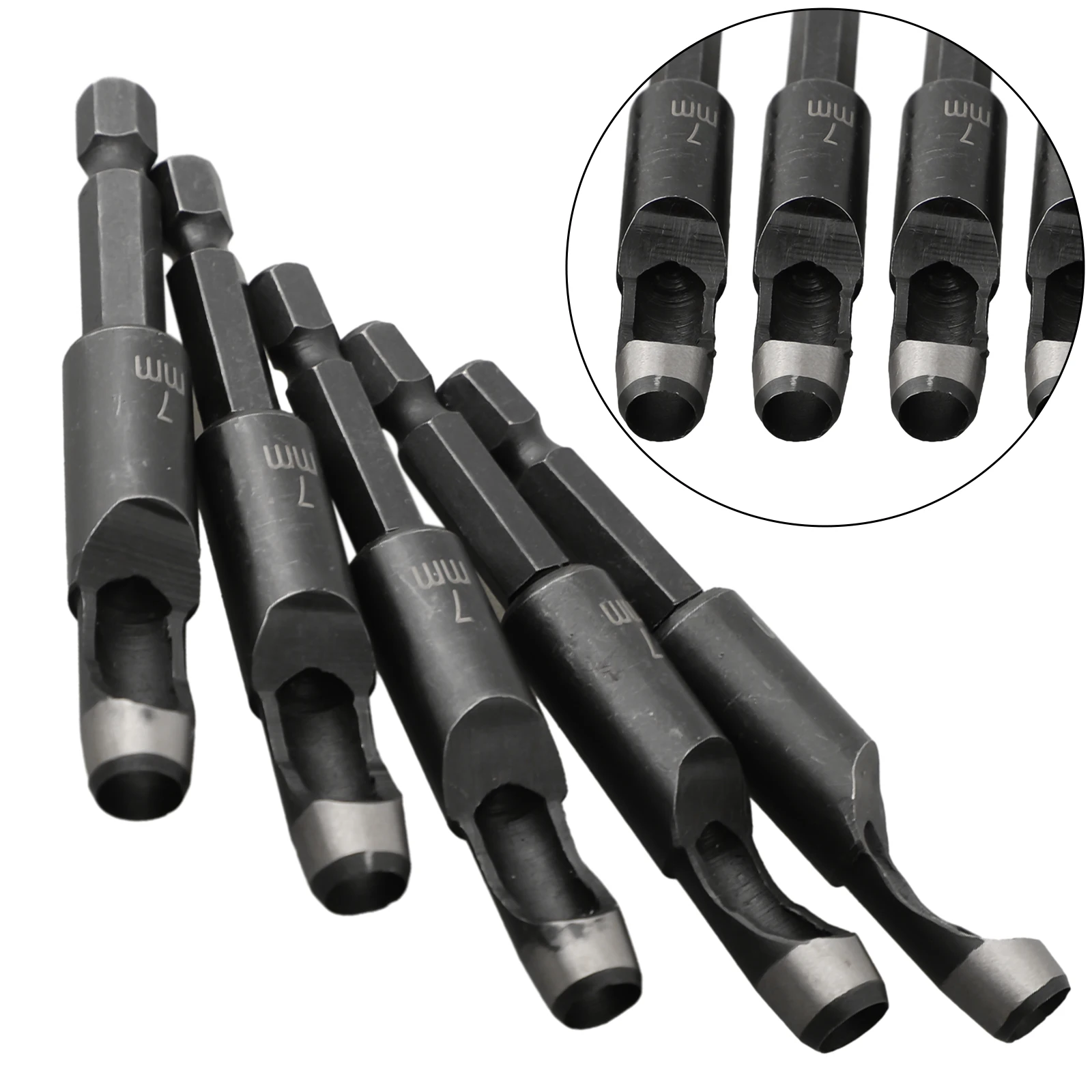 Hex Shank Adapter Electric Machine Hollow Punch For Drill Cardboard Leather Belt Leather Punches Round Hole Puncher