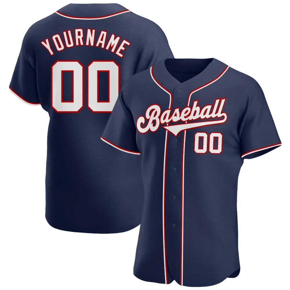 High Quality Baseball Jersey Custom Embroider Your Name/Number Breathable Soft Cool Sportswear for Men/Girl/Kids Casual Big size