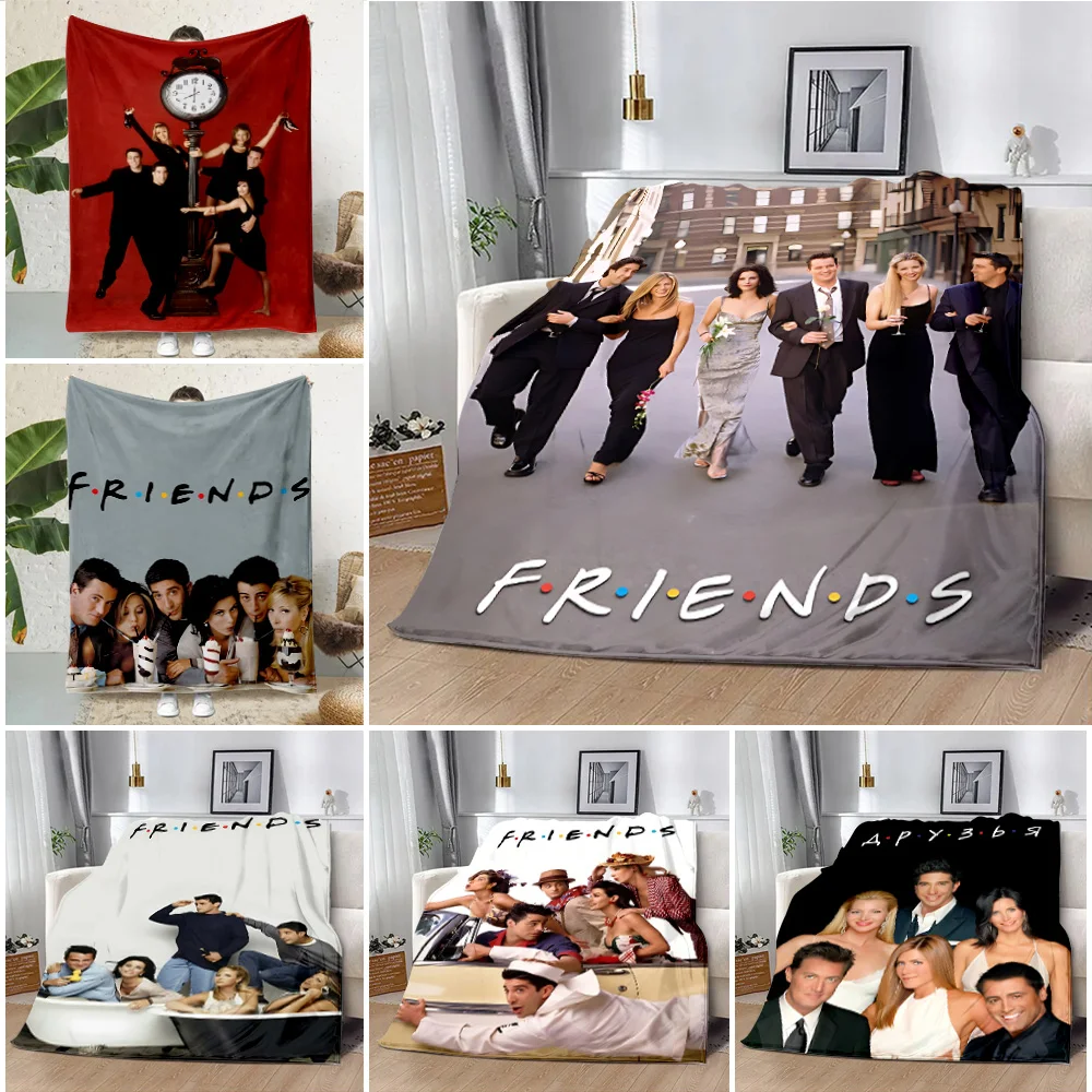 Classic TV Printed Blanket Picnic Blankets Warm Blanket Soft and F-FriendS Comfortable Blanket Home Travel Birthday Gift