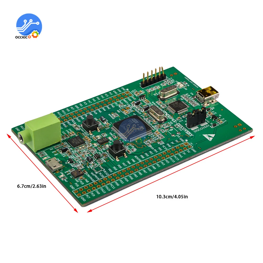 Stm32f4 Discovery Stm32f407 Cortex-m4 Development Board Module ST-link V2 SWD Connector 3V/5V Micro-AB USB Interface DIY kit