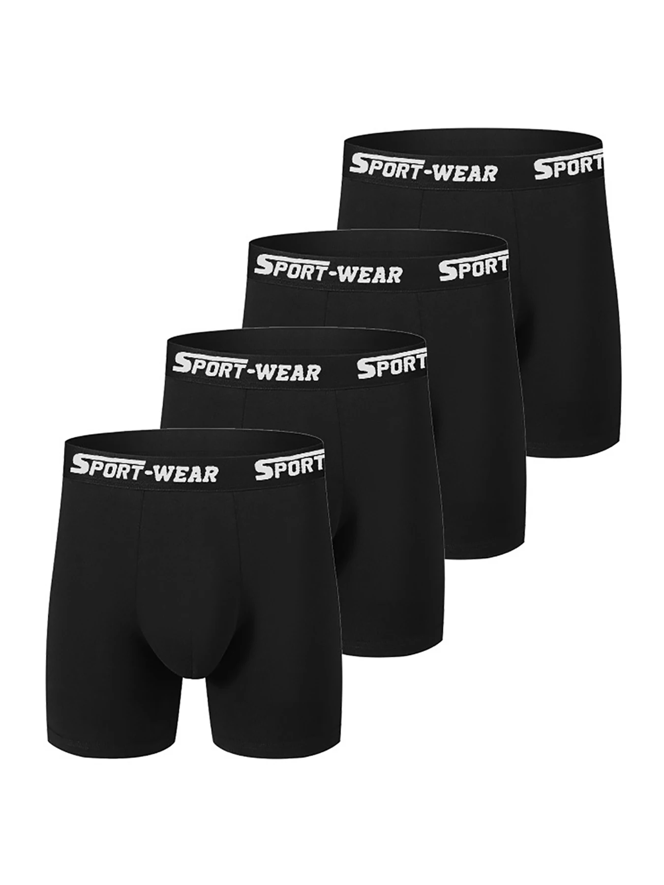 

4PCS men's underwear Comfortable breathable men's boxers Sports casual boxers