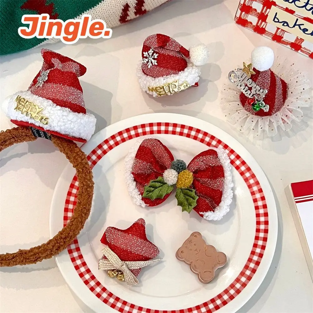 

Merry Christmas Decor Christmas Hairpin Sequin Star Christmas Hat Headband New Year's Hairpin Kids Gifts